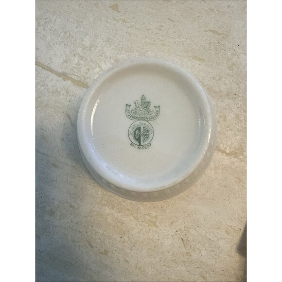 Vintage Belleek Irish Porcelain Creamer & Open Sugar Bowl Set - Picture 8 of 9